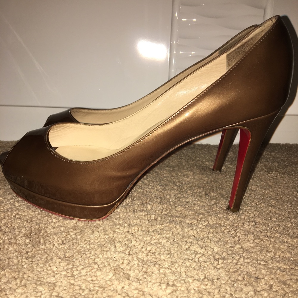 Lady Peep Christian Loubitons 100mm